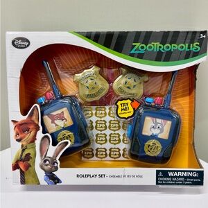 Disney Store Zootopia Zootropolis Role Play Set of Walkie Talkies NEW